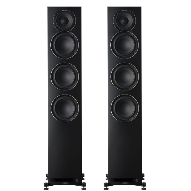 ELAC Uni-Fi リファレンスセンターチャンネルスピーカー - ブラック/ウォールナット ELAC UCR52 ⁄ Uni-Fi Referenceシリーズ センタースピーカー送料無料