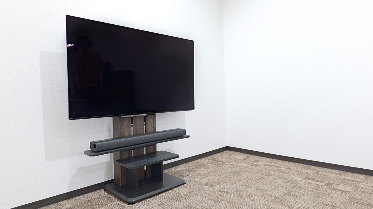 ミニマルテレビシアターのススメ・50インチ級TVのサウンドバーは“設置