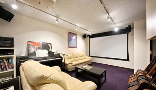 専用室シアターCASE3<br>楽器演奏とシアターを兼用！