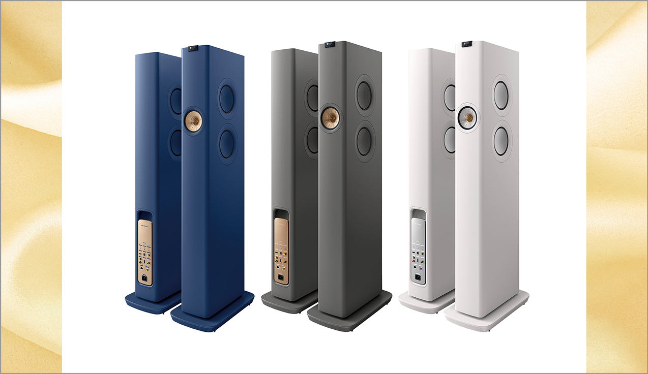 KEF独創的アクティブスピーカー点音源の理想を追求した、傑作リビング