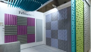 音も空間も後付けで調整できる吸音フェルトボード「Felmenon」工事不要で自在に変形
