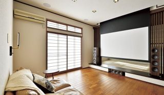 専用室シアターCASE51 スクリーンを下ろせば、和室がホームシアターに変身